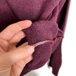 Furst of a Kind Maroon Marled Pullover Sweater Photo 3