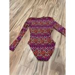 Trina Turk  NWT Echo Long Sleeve One-Piece Swimsuit Sz S Photo 3