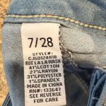 Celebrity Pink  Light Wash Button‎ Front Denim Skirt Size 7/28 Photo 3