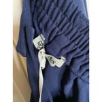 Grace Karin Womens Pants Size 2XL Navy Blue Tapered Ankle Pleated Buttons NEW Photo 7