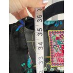 Johnny Was Lentino Floral Embroidered Bell Sleeve Silk Tunic Top Sz. L Fairy Photo 5