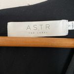 ASTR  The Label Roseanne Romper Jumpsuit Black Lined Sheer Long Sleeve Size S Photo 6