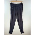 Free People Womens Pants Navy Blue Back Into It Sweatpants Tapered Jogger Medium Photo 1