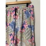 Victoria's Secret ‎ M Pajama Pants Lightweight Patchwork Floral Print Drawstring Photo 1