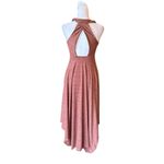 prAna NWT Saxon Dress Womens Size Small Asymmetrical Midi Halter Top Photo 3