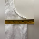 Cloth & Stone  Anthropologie white linen jumpsuit wide leg crop S Photo 5