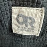 Outdoor Research Performance Full Zip Waffle Knit Hoodie Black Womens XL Active Photo 2