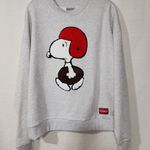 Snoopy Football player Sweatshirt women's medium Gray Photo 5