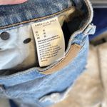 American Eagle 90s boyfriend distressed denim jean shorts mid rise summer Photo 4