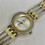 Riviera women’s wrist watches gold gold silver tone 25mm rhinestones running Photo 1