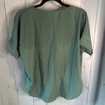 Zenana Outfitters Sea Green Blouse | Size Small Photo 2