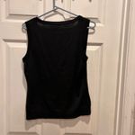 NEW YORK & COMPANY Womens Black Argyle Button Front Sweater Vest M Dark Academia Size M Photo 4