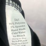 D&T Tribal Print Shiny Stretchy Leather Like Fabric Leggings S/M Black Size undefined Photo 3