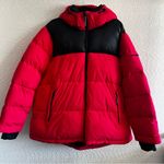 BCBGeneration BCBG Women’s Hot Pink Black Puffer Hooded Jacket Plus Size 2X Photo 1