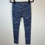 Pact Women's Organic Cotton Leggings Dark And Light Blue Compression Size Medium Photo 4