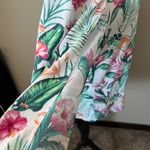 Ibkul Womens Long Sleeve Golf Top Shirt Tennis Flamingo Print UPF 50+ Large White Photo 3