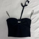 ZARA Black Cropped Top Photo 1
