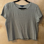 American Eagle  Outfitters Cropped Ribbed Short Sleeve  Photo 0