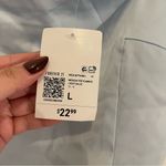 Forever 21 NWT Satin Rhinestone Spaghetti Strap Cropped Cami Light Blue Size L Photo 5