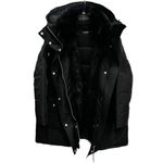 The Kooples NWT Memory Sweet Black Hooded Faux Fur Parka Women’s Size Small Photo 6