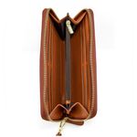 Floral Wristlet Hawaii Hibiscus Flower Embossed Leather Wallet Tropical NWT Photo 1