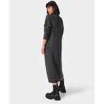 Sweaty Betty  Gray Turtleneck Mountain Wool Midi Dress Photo 1