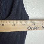 Free People  tank Dress Womens Medium Maxi Sleeveless V Neck Ruched ribbed Photo 4