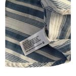 A New Day  Women Size Medium Button Down Shirt Striped Cotton 6-389 Photo 6