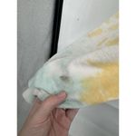 Lovers + Friends  Tie Dye Cropped‎ Hoodie Sweatshirt Women Medium Colorful Hippie Photo 7