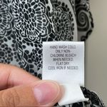 Elle Damask Floral Black and White Blouse XS Photo 8