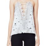 Cami NYC  The Charlie Black Star Silk Tank Top Blouse Size XS Photo 7