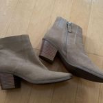 Nordstrom Rack suede tan ankle booties Photo 0