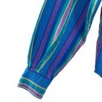 Liz Sport Vintage Striped Western Button Down Shirt Photo 6