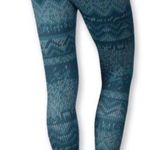 Nike  Pro Hyperwarm Training Leggings Pants Blue Print Womens Size‎ XL Photo 1