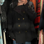 Burberry  navy blue Double-Breasted Jacket Photo 0