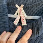 Derek Heart  plus womens cowl neck short sleeve cable knit sweater dress blue 3X Photo 3