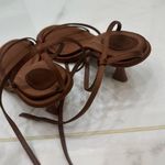 ZARA Brown Kitten Heels Photo 3