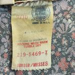 JCPenney Purple Floral Midi Dress 1970s 70s Prairie Vintage Romantic Coquette Photo 7