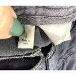 Athleta Relaxed Fit Cotton Cargo Bermuda Shorts Zip Clasp 5-Pockets 6 Grey #2808 Photo 5