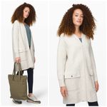 Lululemon Heather Ivory Off White Weekend Wander Jacket Cardigan Size XS Photo 1