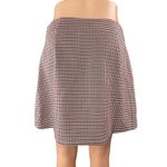 Hill House  Home the Melody Multicolor Houndstooth Mini A-Line Wrap Skirt Size S Photo 1
