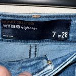 Hollister  Collection Boyfriend High Rise Distressed Denim Jeans Photo 3