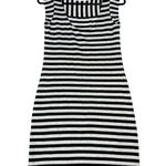 Trina Turk Black White Stripe Knit Tank Dress P XS Photo 1