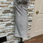 ZARA  Mini Shift Dress Brown Plaid Long Sleeve Square Neck Business Casual Sz M Photo 10