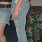 Hydraulic Y2K Vintage Acid Wash Whisker Bootcut & Flare Jeans Size 3/4 Photo 3