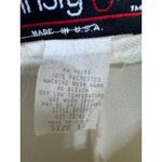 Christy Girl High Waist Pleated Tapered Pants Ivory 80s Vintage USA Women's 12 White Photo 8