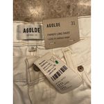 AGOLDE  Parker Long Short in Panna Cotta 31 New Womens Denim Jean Shorts Photo 9