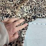 Chico's  Women's Cheetah Print Long Sleeve Button Up Blazer Jacket Brown‎ Size XL Photo 8