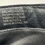 Madden Girl Archiee Snakeskin Lug Sole Heeled Combat Boots Black White Size 6 Photo 8