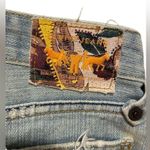 Levi's Levi’s Jeans Retro Deconstructed Distressed Patchwork Faded Light Wash Skirt Photo 4